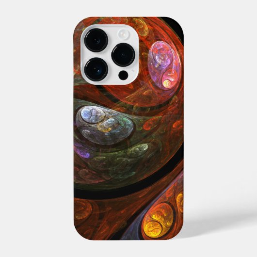 Coque Pour iPhone 14 Plus Connexion fluide Art Abstrait (Verso)