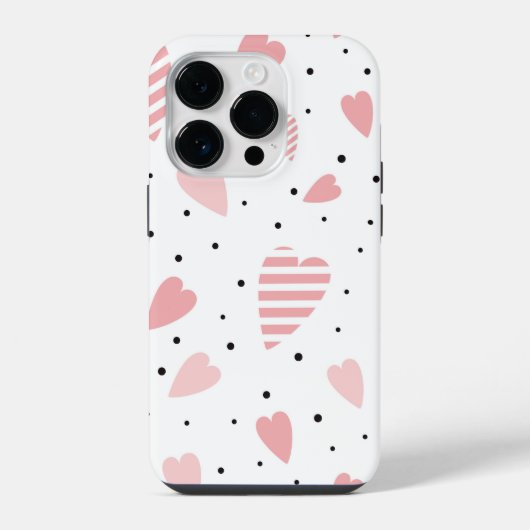 Coque Pour iPhone 14 Plus Coque-coque iphone de coeur (Verso)
