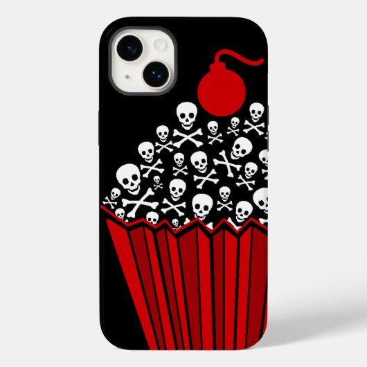 Coque Pour iPhone 14 Plus Coque de Cupcake du crâne - coque iphone de Mate (Verso)