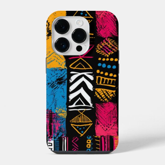 Coque Pour iPhone 14 Plus Coque d'impression africain iPhone 14 Pro (Verso)