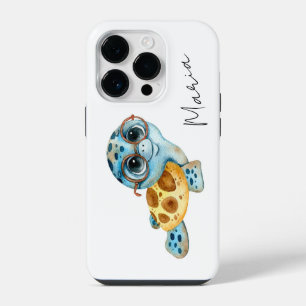 Coque Pour iPhone 14 Plus Coque iPhone Case-Mate Tortue de mer mignonne