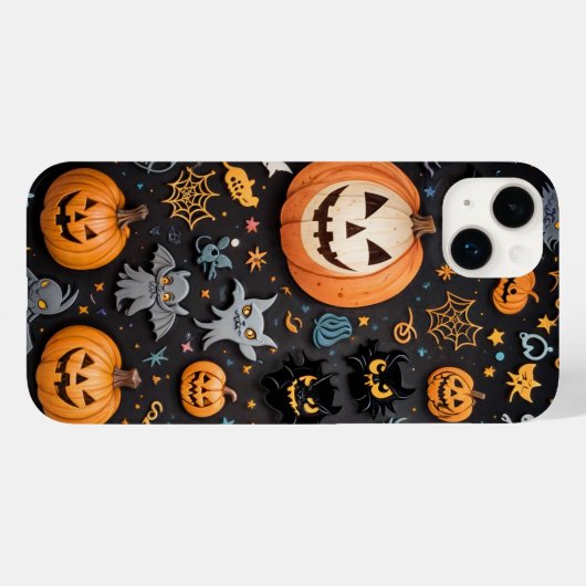 Coque Pour iPhone 14 Plus coque iphone citrouille (Verso (horizontal))