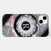 Coque Pour iPhone 14 Plus Coque iphone de Parties scintillant argenté (Verso (horizontal))