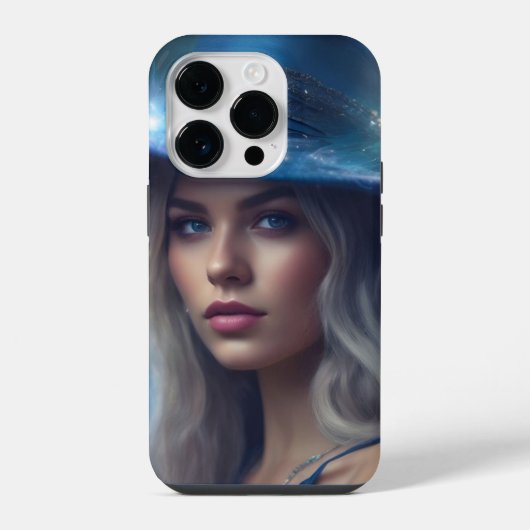 Coque Pour iPhone 14 Plus Coque iphone en marbre bleu (Verso)