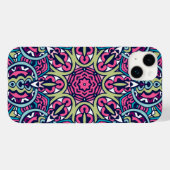 Coque Pour iPhone 14 Plus Coque iphone tribal psychédélique de Boho (Verso (horizontal))