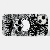 Coque Pour iPhone 14 Plus Coque-Mate coque iphone du crâne et des livres (Verso (horizontal))