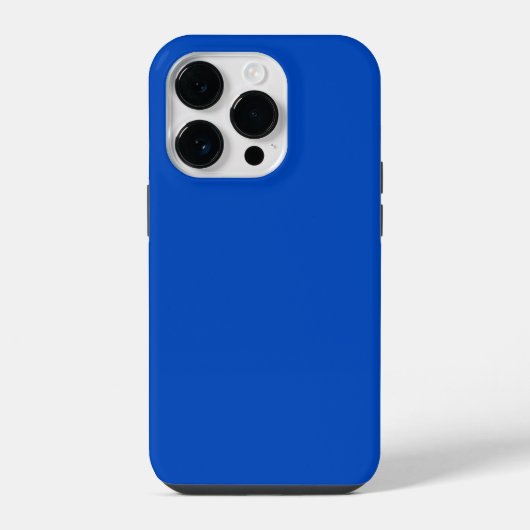 Coque Pour iPhone 14 Plus Couleur de clé chroma bleu (Verso)