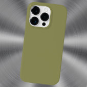 Coque Pour iPhone 14 Plus Couleur Tendance - Vert Olive