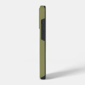 Coque Pour iPhone 14 Plus Couleur Tendance - Vert Olive (Côté gauche)