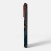 Coque Pour iPhone 14 Plus Crâne avec fond apocalyptique (Côté gauche)