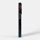 Coque Pour iPhone 14 Plus Crâne avec fond apocalyptique (Côté droit)