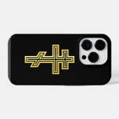 Coque Pour iPhone 14 Plus Croix chrétienne orthodoxe (Verso Horizontal)