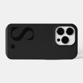 Coque Pour iPhone 14 Plus Custom with Initial Name (Verso Horizontal)