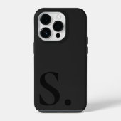 Coque Pour iPhone 14 Plus Custom with Initial Name (Verso)