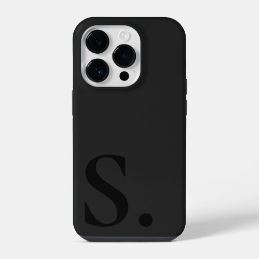 Coque Pour iPhone 14 Plus Custom with Initial Name (Verso)