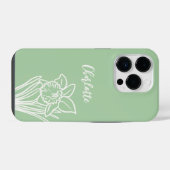 Coque Pour iPhone 14 Plus Daffodique de printemps (Verso Horizontal)