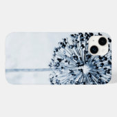Coque Pour iPhone 14 Plus Dandelion Souhaite Chic Blue Custom Floral (Back (Horizontal))