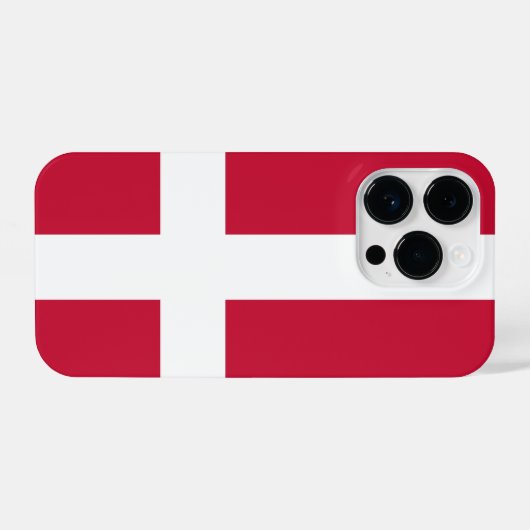 Coque Pour iPhone 14 Plus Danemark (Verso Horizontal)