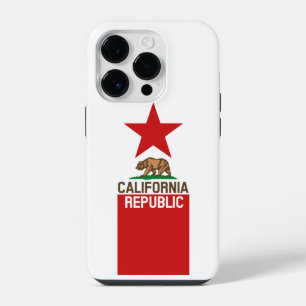 Coque Pour iPhone 14 Plus Décor du drapeau d'État de la RÉPUBLIQUE DE CALIFO
