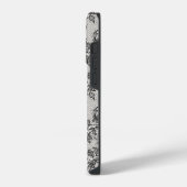 Coque Pour iPhone 14 Plus Dentelle noire (Côté gauche)