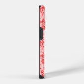 Coque Pour iPhone 14 Plus Dentelle rouge (Côté droit)