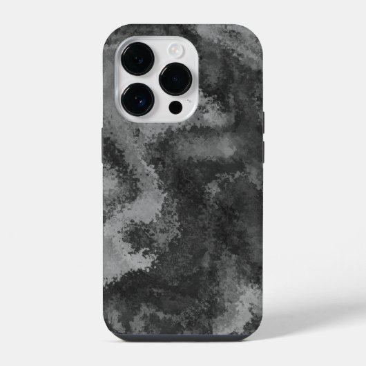 Coque Pour iPhone 14 Plus Diffusion gris Abstraite (Verso)