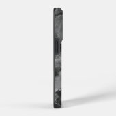 Coque Pour iPhone 14 Plus Diffusion gris Abstraite (Côté droit)