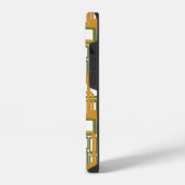 Coque Pour iPhone 14 Plus D'Ouverture Des Rectangles Modernes Du Milieu (Côté gauche)