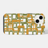 Coque Pour iPhone 14 Plus D'Ouverture Des Rectangles Modernes Du Milieu (Verso Horizontal)