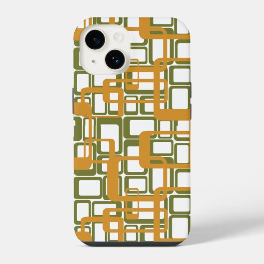 Coque Pour iPhone 14 Plus D'Ouverture Des Rectangles Modernes Du Milieu (Verso)