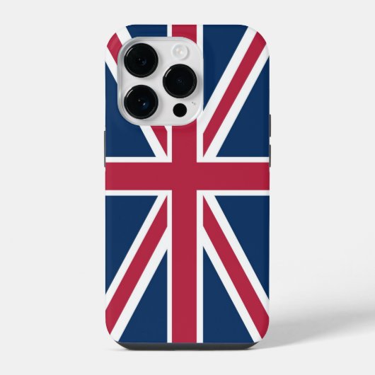 Coque Pour iPhone 14 Plus Drapeau britannique (Verso)