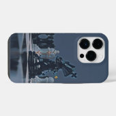 Coque Pour iPhone 14 Plus Échecs - photographie Bleue Cool (Verso Horizontal)