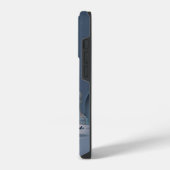 Coque Pour iPhone 14 Plus Échecs - photographie Bleue Cool (Côté gauche)