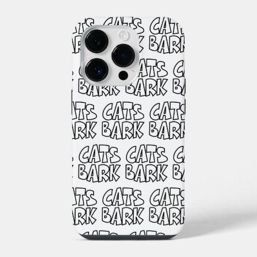Coque Pour iPhone 14 Plus Écorce de chats (Verso)