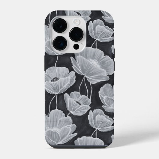 Coque Pour iPhone 14 Plus Elegant and Whimsical Poppies (Verso)