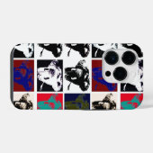 Coque Pour iPhone 14 Plus Éléphants Pop Art (Verso Horizontal)