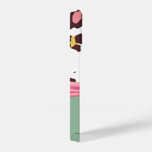 Coque Pour iPhone 14 Plus Empreinte de léopard et Bow (Côté droit)