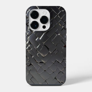 Coque Pour iPhone 14 Plus Empreinte en acier inoxydable titane argent