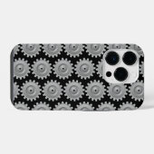 Coque Pour iPhone 14 Plus Engrenage gris (Verso Horizontal)