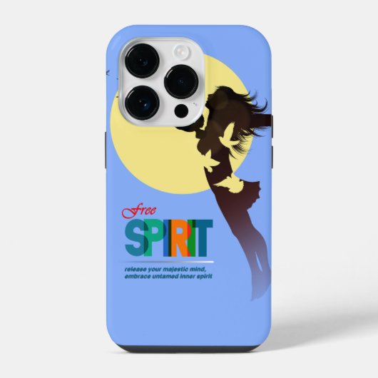 Coque Pour iPhone 14 Plus Esprit Libre | (Verso)