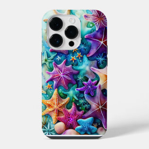 Coque Pour iPhone 14 Plus Étoile de mer colorée