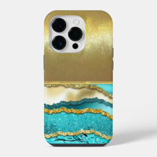 Coque Pour iPhone 14 Plus Étui de téléphone à conception Gold Shell Cool Lux