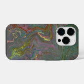 Coque Pour iPhone 14 Plus Étui de téléphone abstrait vert non affecté (Verso Horizontal)
