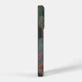 Coque Pour iPhone 14 Plus Étui de téléphone abstrait vert non affecté (Côté droit)