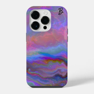 Coque Pour iPhone 14 Plus Étui de téléphone personnalisé en agate d'opale ab
