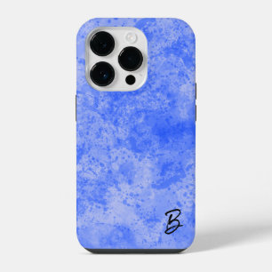 Coque Pour iPhone 14 Plus Étui de téléphone personnalisé Mess encre bleue