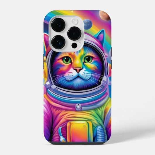 Coque Pour iPhone 14 Plus Étui de téléphone Space Cat (Verso)