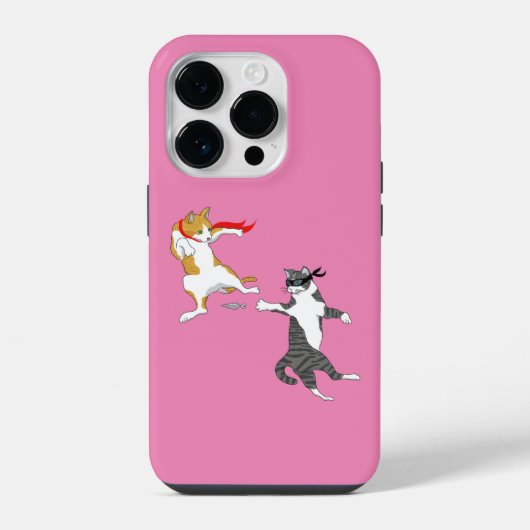 Coque Pour iPhone 14 Plus Étui iPhone Case-Mate Combat de chats (Verso)