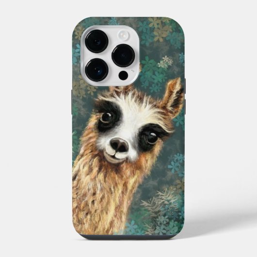 Coque Pour iPhone 14 Plus Étui iPhone drôle d'alpaga (Verso)