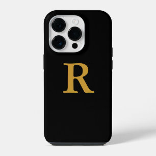 Coque Pour iPhone 14 Plus Étui iPhone / iPad à monogramme doré